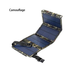 Solar Panel 20w Foldable Bag Portable Outdoor Small Photovoltaic Solar - Camouflage