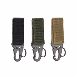 3 Pcs Tactical Carabiner Outdoor EDC Keychain Keys Holder Camping Backpack - EDC-1 3Mix