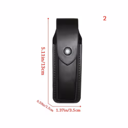 High Quality Knife Sheath Holster Pocket Hunt Flashlight Case Fold Knife - 2