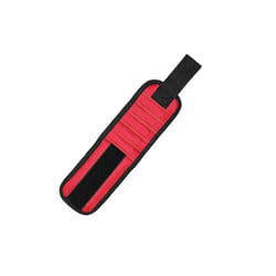 Magnetic Wristband for Holding Screws,Nails,Drilling Bits,Wrist Tool Holder - Red