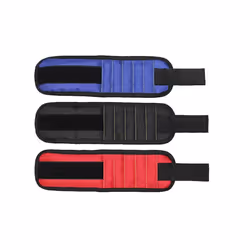 Magnetic Wristband for Holding Screws,Nails,Drilling Bits,Wrist Tool Holder - Blue