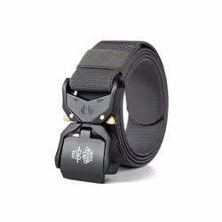 New Tactical Tool Bags Belt Buckle Quick Release Elastic Tool Bags Belt - 125cm, Dark Grey