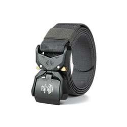 New Tactical Tool Bags Belt Buckle Quick Release Elastic Tool Bags Belt - 125cm, Dark Grey