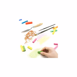 Soft Pastels in Tin Box Signature 48pc, 48 Assorted Colours, Vibrant Pastel Sticks, Great Blending, Comes in Storage Case, Ideal For Art, Craft,