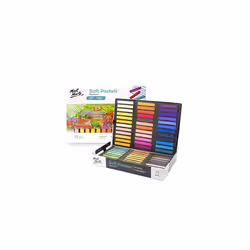 Soft Pastels Signature 72pc, Set of 72 Assorted Coloured Pastel Sticks, Vibrant and Blendable, Ideal for Art, Craft, Drawing, ...