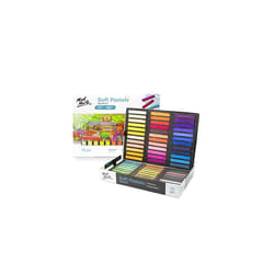 Soft Pastels Signature 72pc, Set of 72 Assorted Coloured Pastel Sticks, Vibrant and Blendable, Ideal for Art, Craft, Drawing, Sketching
