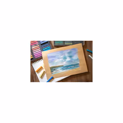 Soft Pastels Signature 72pc, Set of 72 Assorted Coloured Pastel Sticks, Vibrant and Blendable, Ideal for Art, Craft, Drawing, Sketching