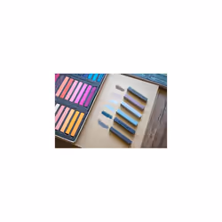 Soft Pastels Signature 72pc, Set of 72 Assorted Coloured Pastel Sticks, Vibrant and Blendable, Ideal for Art, Craft, Drawing, Sketching
