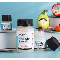 Clay Varnish â 120ml â Gloss Varnish for Polymer Clay and Air-dry Clay â Colourless Clay Glaze with Glossy Effect for Pottery