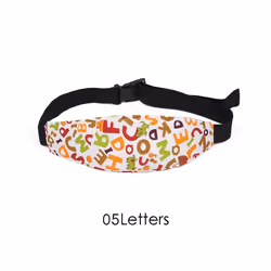 Subject Head Child Car Car Adjustable Safety Seat Sleep Positioner Head - letters