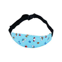 Subject Head Child Car Car Adjustable Safety Seat Sleep Positioner Head - Blue rainbow