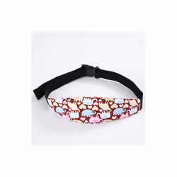 Baby Car Seat Head Support Children Belt Fastening Belt Adjustable Boy - Coffee elephant