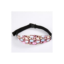 Baby Car Seat Head Support Children Belt Fastening Belt Adjustable Boy - Coffee elephant