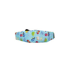 Baby Car Seat Head Support Children Belt Fastening Belt Adjustable Boy - blue car