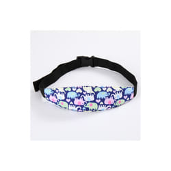 Baby Car Seat Head Support Children Belt Fastening Belt Adjustable Boy - Blue elephant