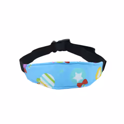 Colorful Subject Head Child Car Adjustable Safety Seat Sleep Positioner - Blue lollipop