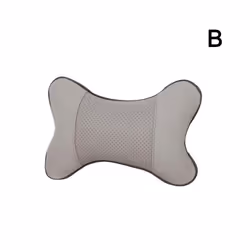 1PC Car Neck Pillows Car Headrest Cushion Support Seat Accessories Universal - gray