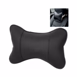Car Seats Neck Pillow Breathable Auto Head Neck Rest Cushion Relax Neck - Beige