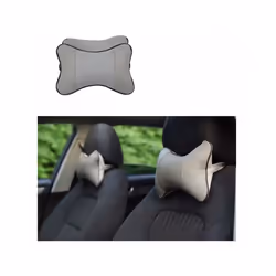 1PC Car Neck Pillows Car Headrest Cushion Support Seat Accessories Universal - brown