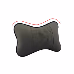 1PCS  Car Seat Head Rest Cushion HeadRest Memory Neck Support Pillow Black - Gray