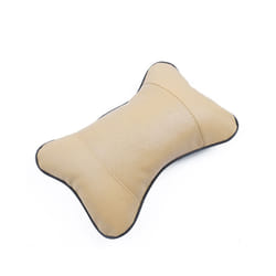 1PCS  Car Seat Head Rest Cushion HeadRest Memory Neck Support Pillow Black - Beige