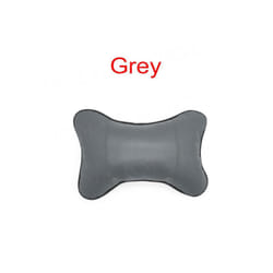 1PC Car Neck Pillows Car Headrest Cushion Support Seat Accessories Universal - Grey