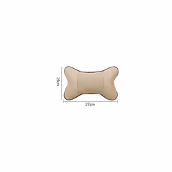 1PC Car Neck Pillows Car Headrest Cushion Support Seat Accessories Universal - Brown