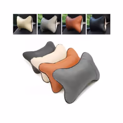 1PC Car Neck Pillows Car Headrest Cushion Support Seat Accessories Universal - Black