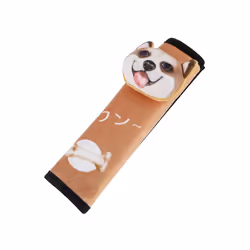 Cute Dog Cat Car Headrest Interesting Car Neck Pillow Safety Seat Belt - Seat Belt 3
