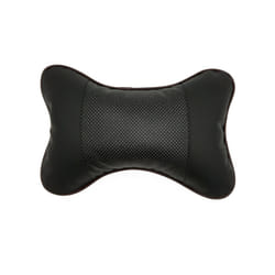 Car Neck Pillows Both Side Pu Leather 1pcs Pack Headrest For Head Pain - D-balck