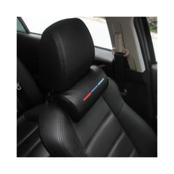 Car Seat Head Neck Pillow Protection PU Auto Headrest Support Rest Travelling - Headrest 1 Pcs