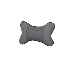 1PC Neck Pillow Bone Car Care Car Auto Seat Head Neck Rest Cushion Headrest - Gray