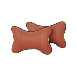 1PC Neck Pillow Bone Car Care Car Auto Seat Head Neck Rest Cushion Headrest - Auburn