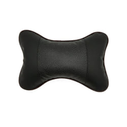 Car Leather Neck Pillow Headrest for BMW E60 E30 F30 F10 F20 E36 F15 F25 - 1 PCS Black