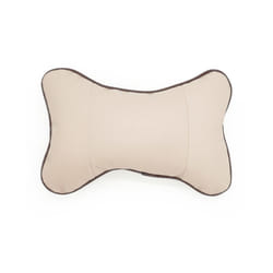 Car Leather Neck Pillow Headrest for BMW E60 E30 F30 F10 F20 E36 F15 F25 - 1 PCS  Beige