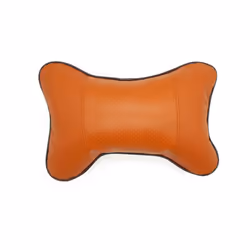 Car Leather Neck Pillow Headrest for BMW E60 E30 F30 F10 F20 E36 F15 F25 - 1 PCS Brown