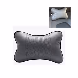 Car Seats Neck Pillow Breathable Auto Head Neck Rest Cushion Relax Neck - Gray