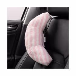 Car Headrest Pillow Sleeping Head Support Children Nap Shoulder Belt Pad - Pink