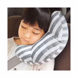 Car Headrest Pillow Sleeping Head Support Children Nap Shoulder Belt Pad - Pink