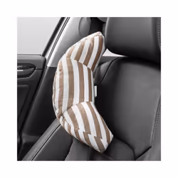 Car Headrest Pillow Sleeping Head Support Children Nap Shoulder Belt Pad - Coffee