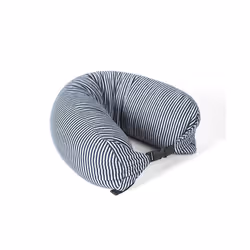 Car U neck pillow pillow comfortable breathable foam particle car memory - gray