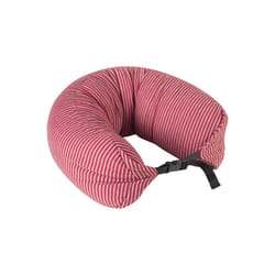 Car U neck pillow pillow comfortable breathable foam particle car memory - red