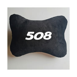 Car Pillow Car Seat Headrest Auto Logo Neck Pillow For Peugeot RIFTER - For 508
