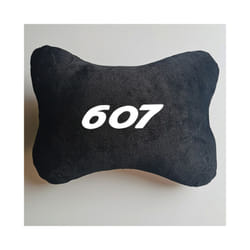 Car Pillow Car Seat Headrest Auto Logo Neck Pillow For Peugeot RIFTER - For 607