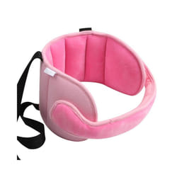 Baby Kids Adjustable Safety Car Seat pillow Head Support Fixed Soft Pillows - pink