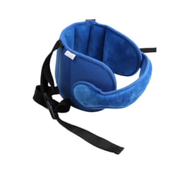 Baby Kids Adjustable Safety Car Seat pillow Head Support Fixed Soft Pillows - blue