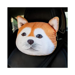 Cute Dog Cat Car Headrest Interesting Car Neck Pillow Safety Seat Belt - Neck Pillow 3