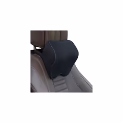 Car Neck Headrest Pillow Car Accessories Cushion Auto Seat Head Support - solid black