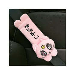 Cartoon Car Headrest Pillow Cute Car Luna Cat Head Plush Neck Pillow Car - 5