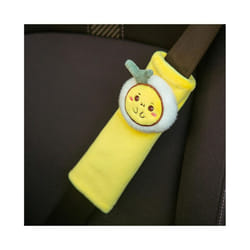 2021 Cartoon Poached Egg Plush Pillow Seat Belt Cover Waist Support Car - YW seat belt cover